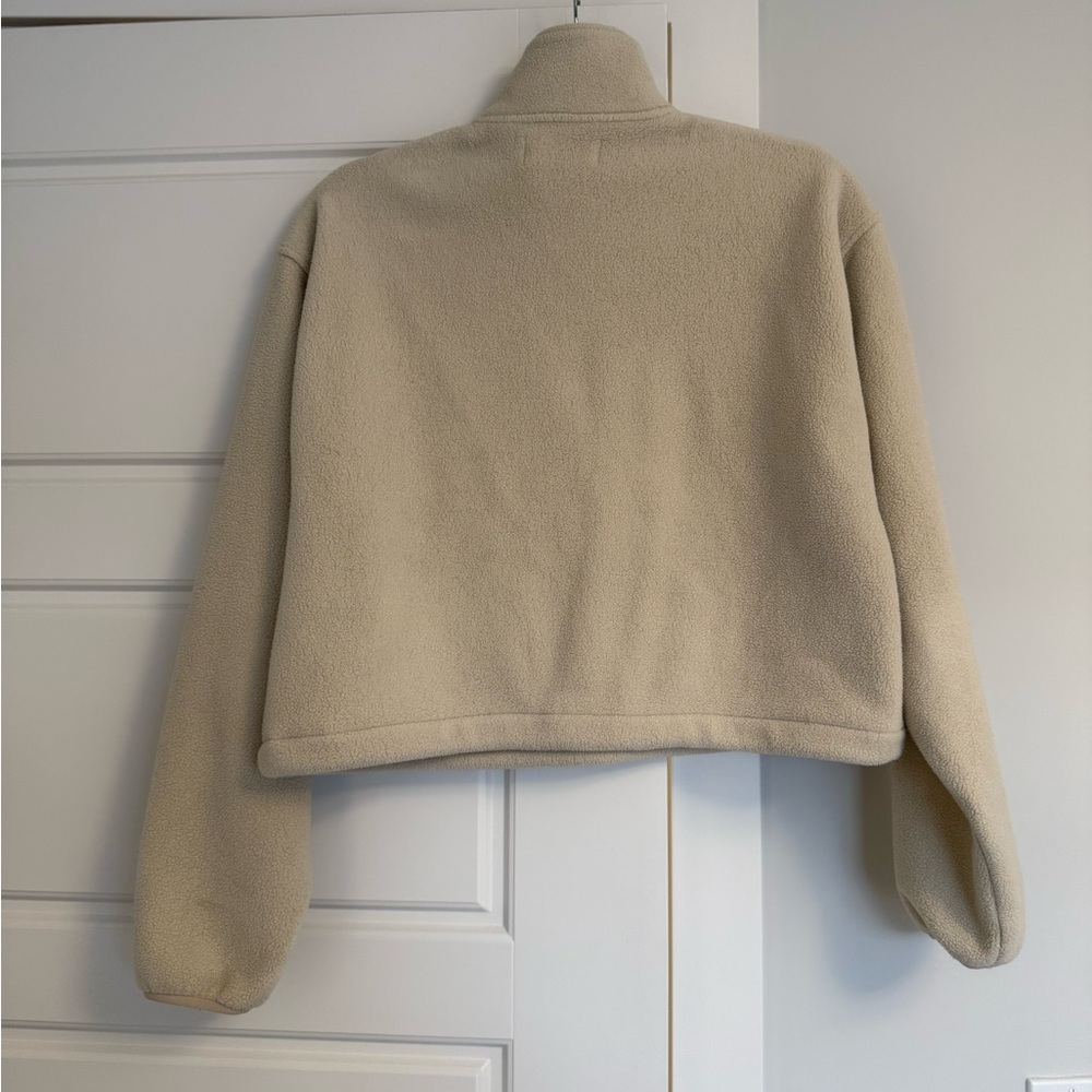 TNA Cream Fleece Half-Zip Sweater - Picture 2 of 3